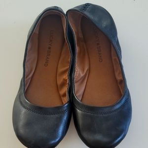 Lucky Brand Emmie Ballet Flats (7.5 Black)